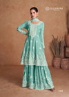Flory By Gulkayra Real Chinon Wedding Wear Sharara Readymade Suits Wholesale Market In Surat